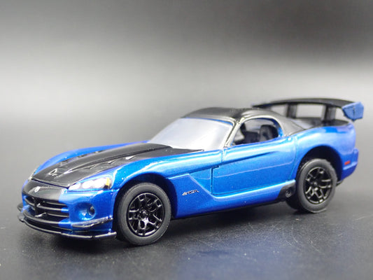 2008-2010 DODGE VIPER SRT10 ACR BLUE 1/64 SCALE COLLECTIBLE DIECAST MODEL CA3