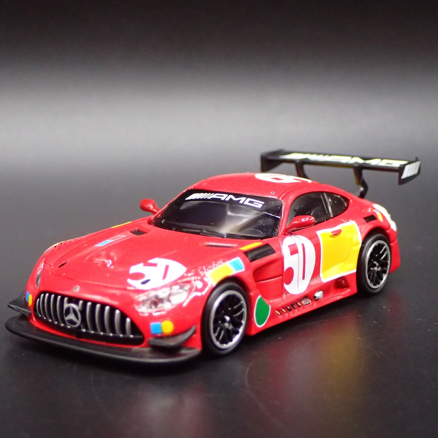 MERCEDES-BENZ AMG GT3 24HRS SPA 50TH ANNIVERSARY 1:64 SCALE DIECAST MODEL CAR