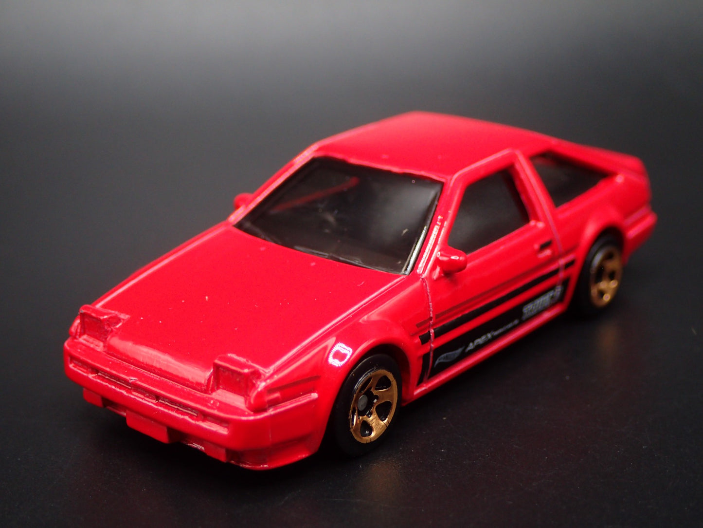1983-1987 TOYOTA AE86 SPRINTER TRUENO COROLLA RED 1/64 SCALE DIECAST MODEL CAR
