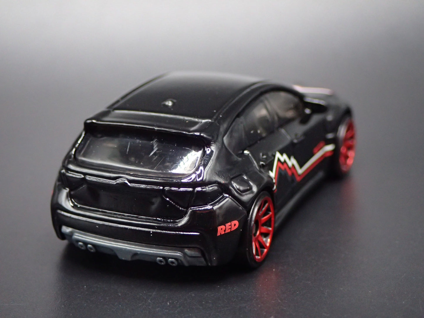 2007-2014 SUBARU WRX STI BLACK 1:64 SCALE COLLECTIBLE DIORAMA DIECAST MODEL CAR