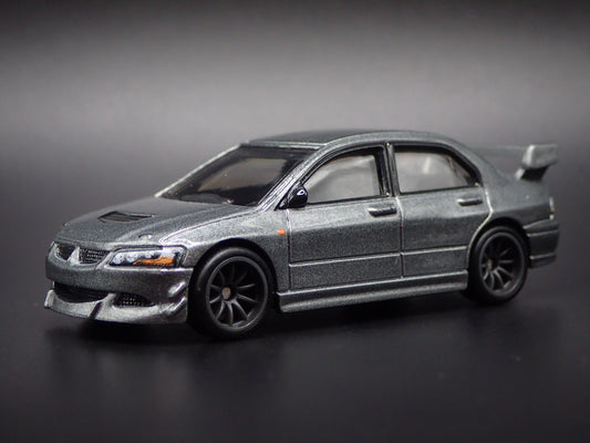 2005-2007 MITSUBISHI LANCER EVOLUTION IX GRAY 1:64 SCALE DIECAST MODEL CAR