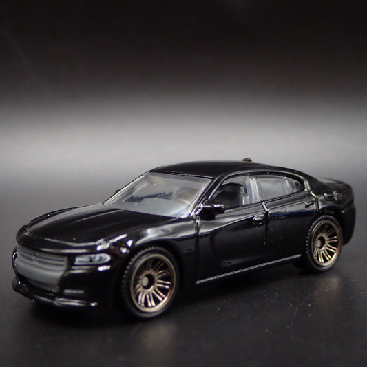 2011-2023 DODGE CHARGER BLACK 1:64 SCALE COLLECTIBLE DIORAMA DIECAST MODEL CAR