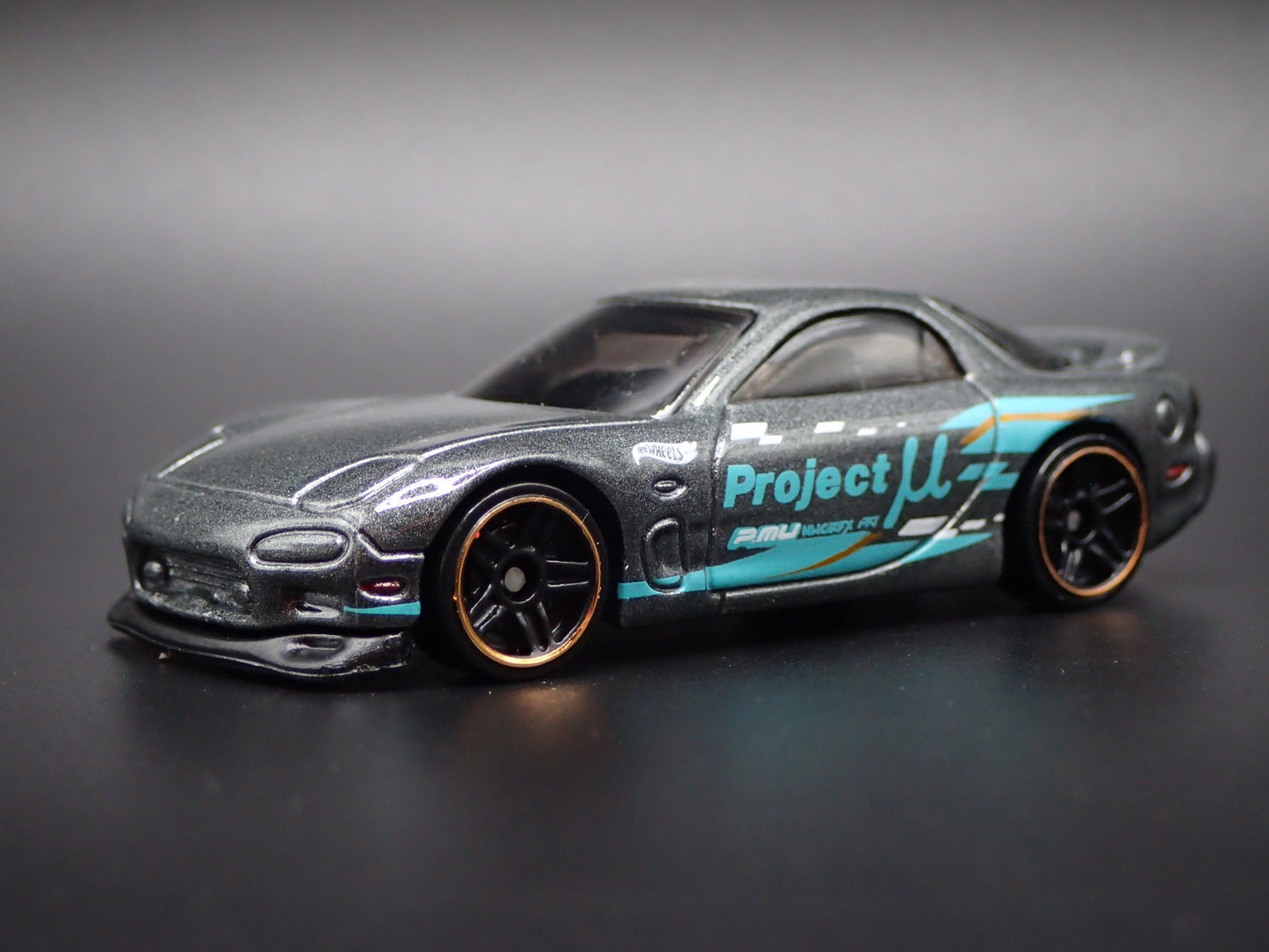 1992-2002 MAZDA RX7 JDM GRAY 1:64 SCALE COLLECTIBLE DIORAMA DIECAST MODEL CAR
