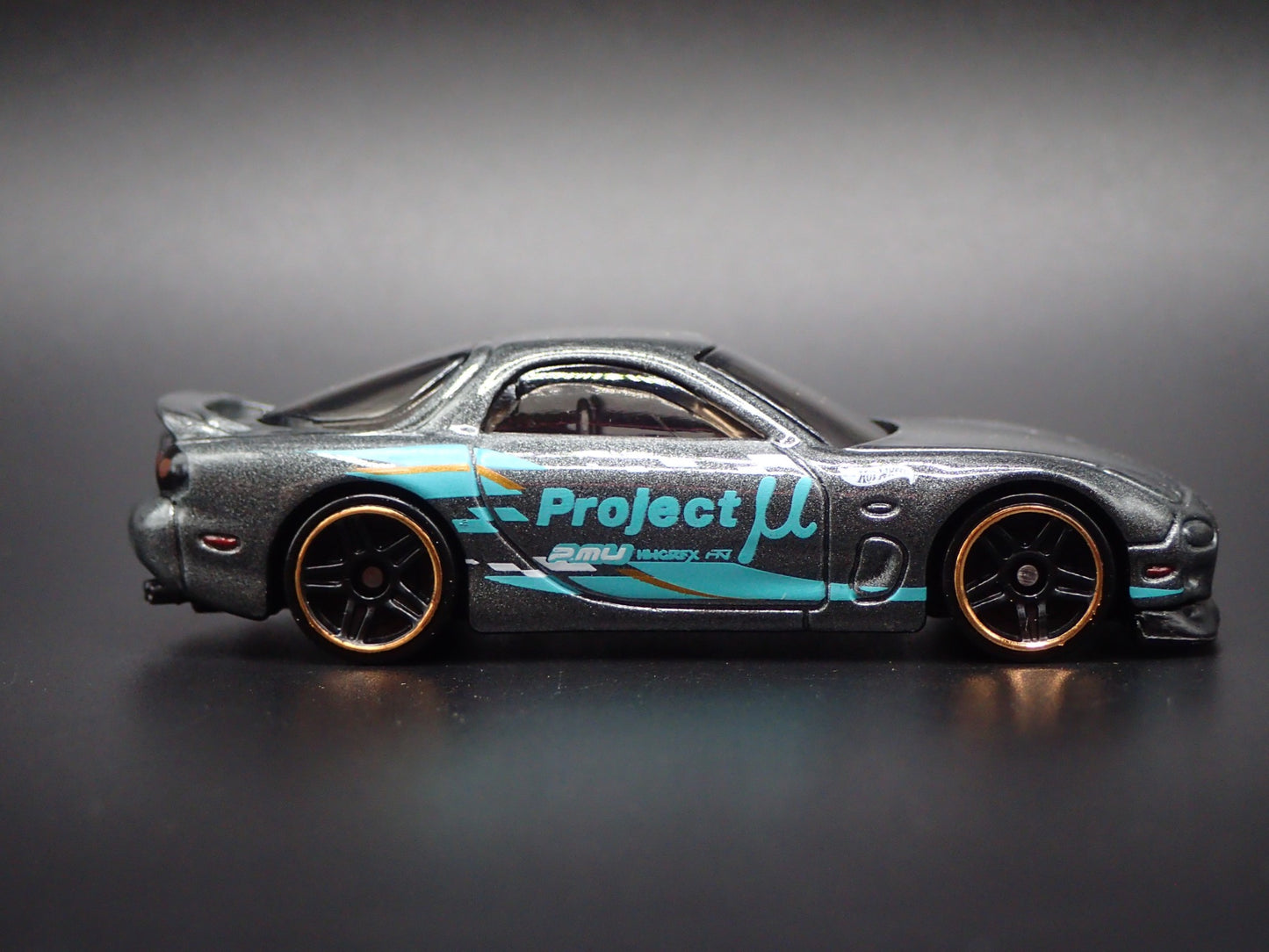 1992-2002 MAZDA RX7 JDM GRAY 1:64 SCALE COLLECTIBLE DIORAMA DIECAST MODEL CAR