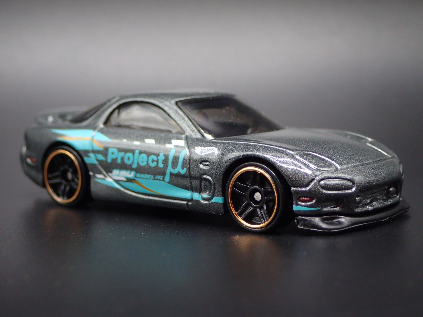 1992-2002 MAZDA RX7 JDM GRAY 1:64 SCALE COLLECTIBLE DIORAMA DIECAST MODEL CAR