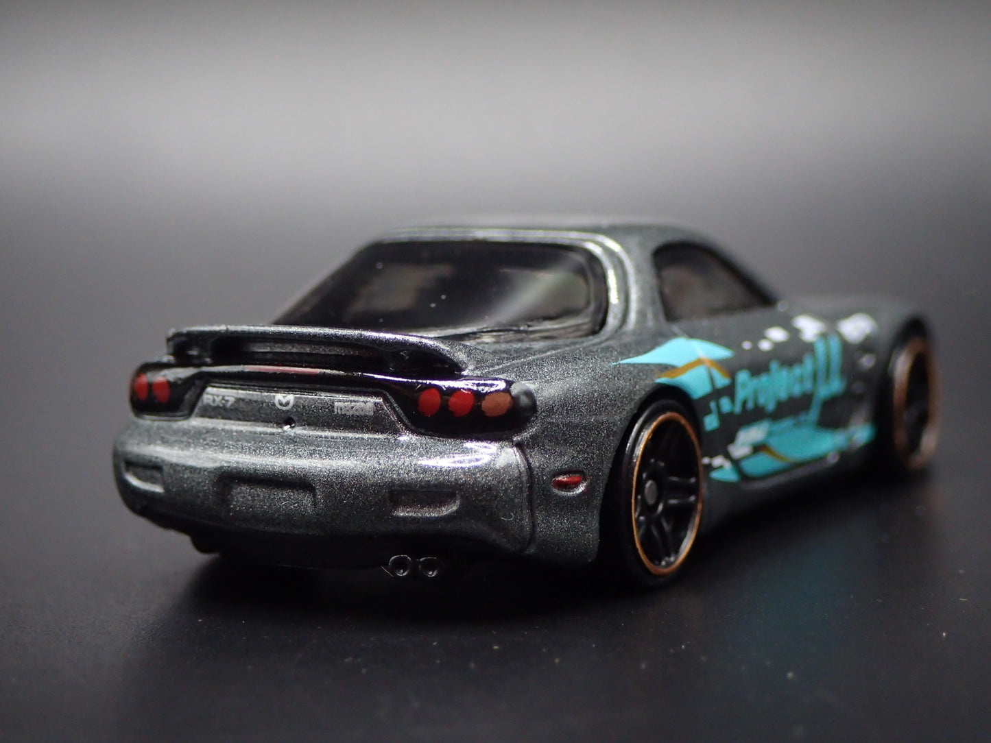 1992-2002 MAZDA RX7 JDM GRAY 1:64 SCALE COLLECTIBLE DIORAMA DIECAST MODEL CAR