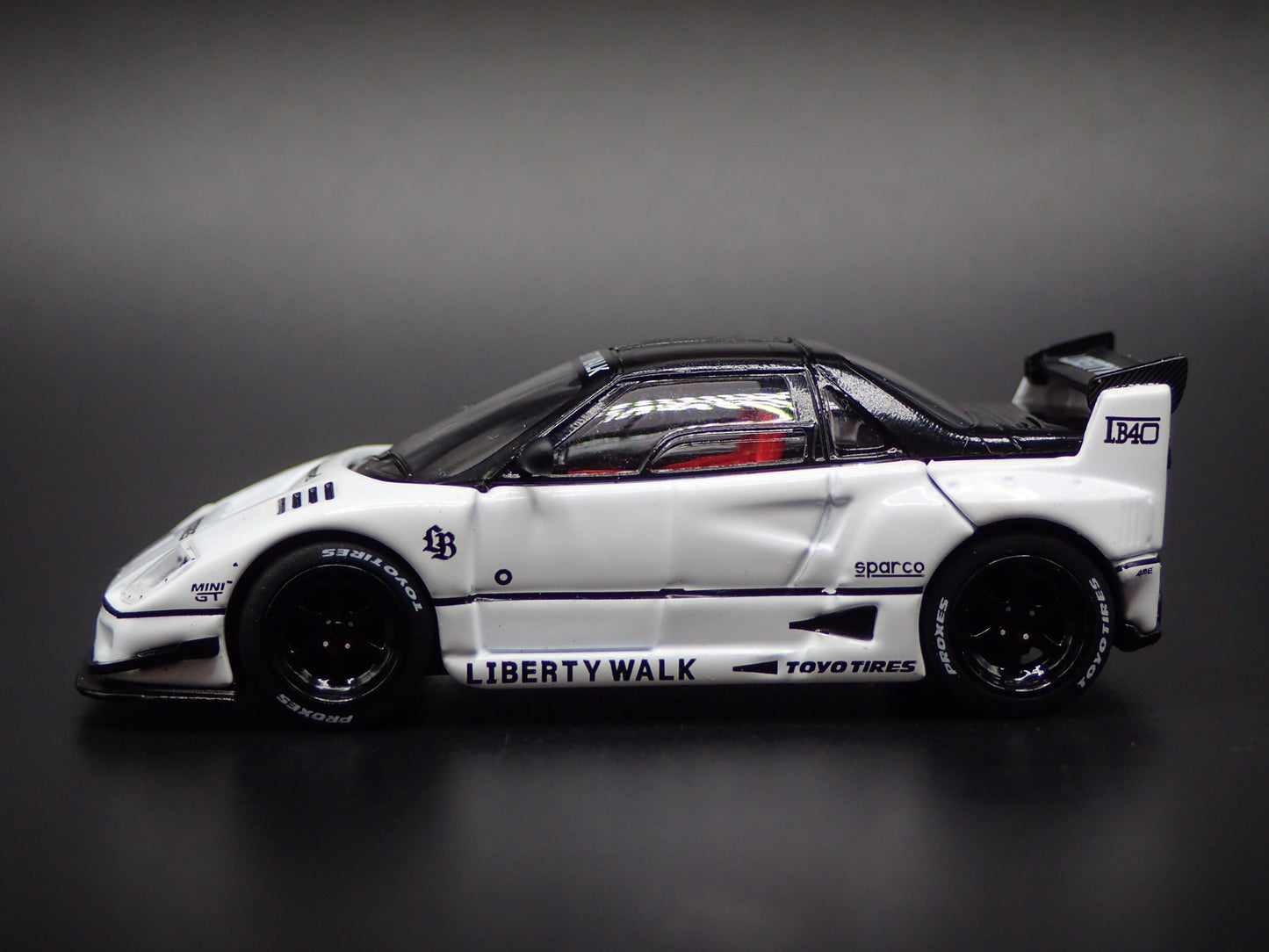 1992-1994 MAZDA AUTOZAM AZ1 LIBERTY WALK LB40 WHITE 1:64 SCALE DIECAST MODEL CAR