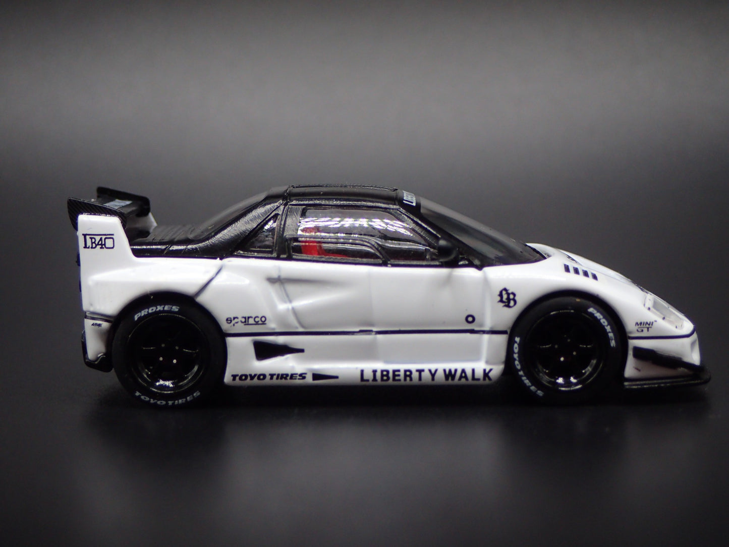 1992-1994 MAZDA AUTOZAM AZ1 LIBERTY WALK LB40 WHITE 1:64 SCALE DIECAST MODEL CAR