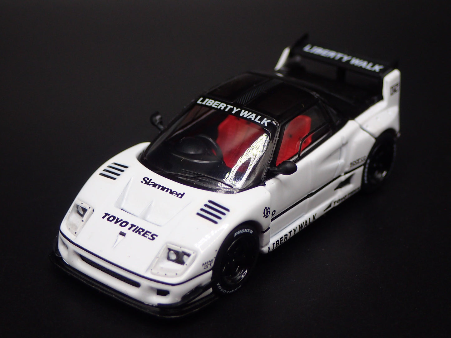 1992-1994 MAZDA AUTOZAM AZ1 LIBERTY WALK LB40 WHITE 1:64 SCALE DIECAST MODEL CAR