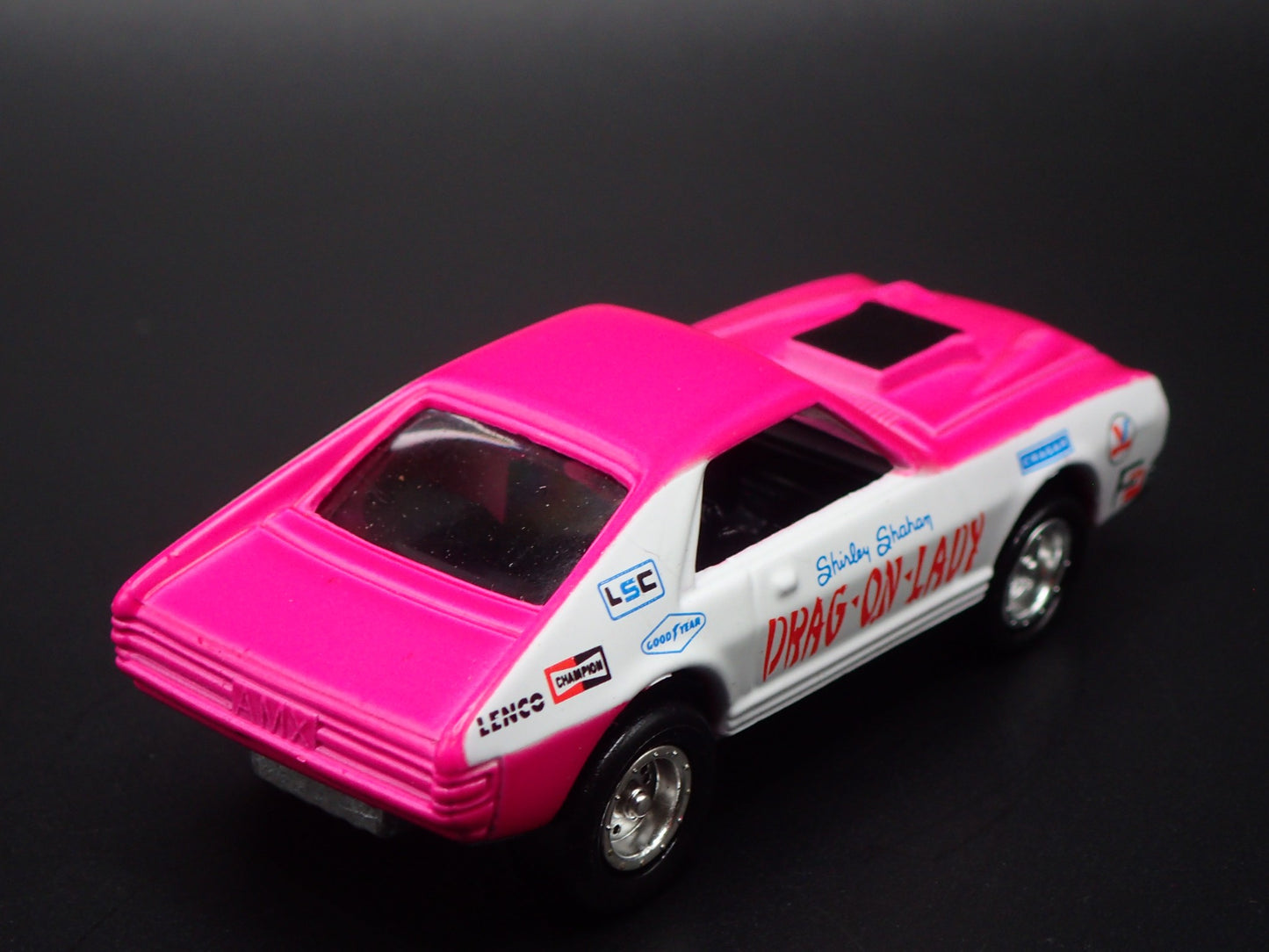 1969 69 AMC AMX DRAG ON LADY NHRA PINK 1:64 SCALE COLLECTIBLE DIECAST MODEL CAR