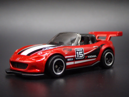 2015-2025 MAZDA MX5 MIATA CONVERTIBLE ND 1:64 SCALE DIORAMA DIECAST MODEL CAR