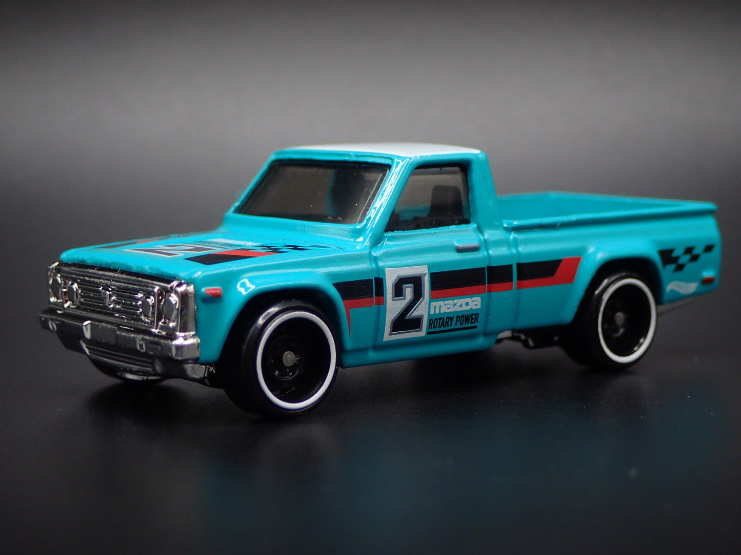 1974-1977 MAZDA REPU PICKUP TRUCK JDM TEAL 1:64 SCALE DIORAMA DIECAST MODEL CAR
