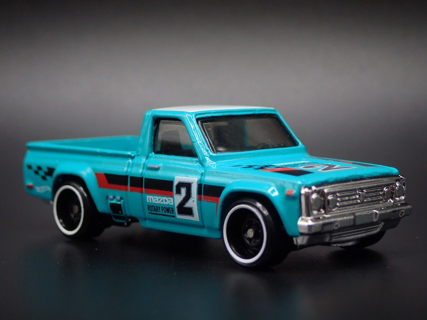 1974-1977 MAZDA REPU PICKUP TRUCK JDM TEAL 1:64 SCALE DIORAMA DIECAST MODEL CAR