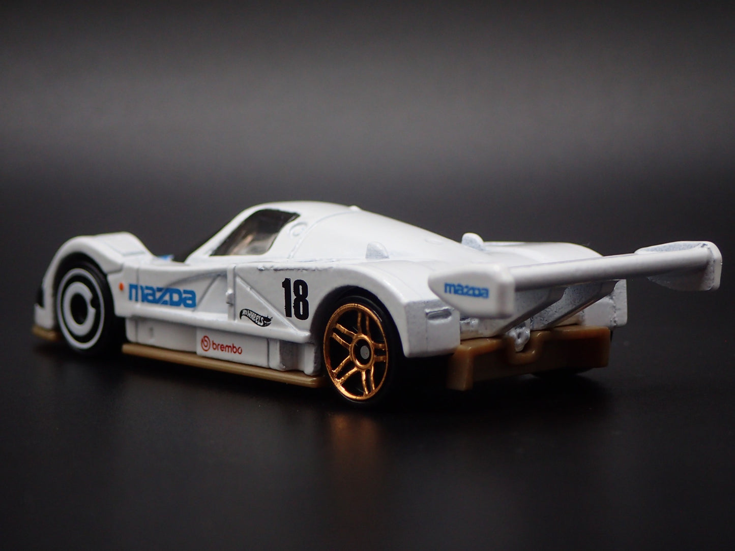 MAZDA 787B RACING CAR WHITE 1:64 SCALE COLLECTIBLE DIORAMA DIECAST MODEL CAR