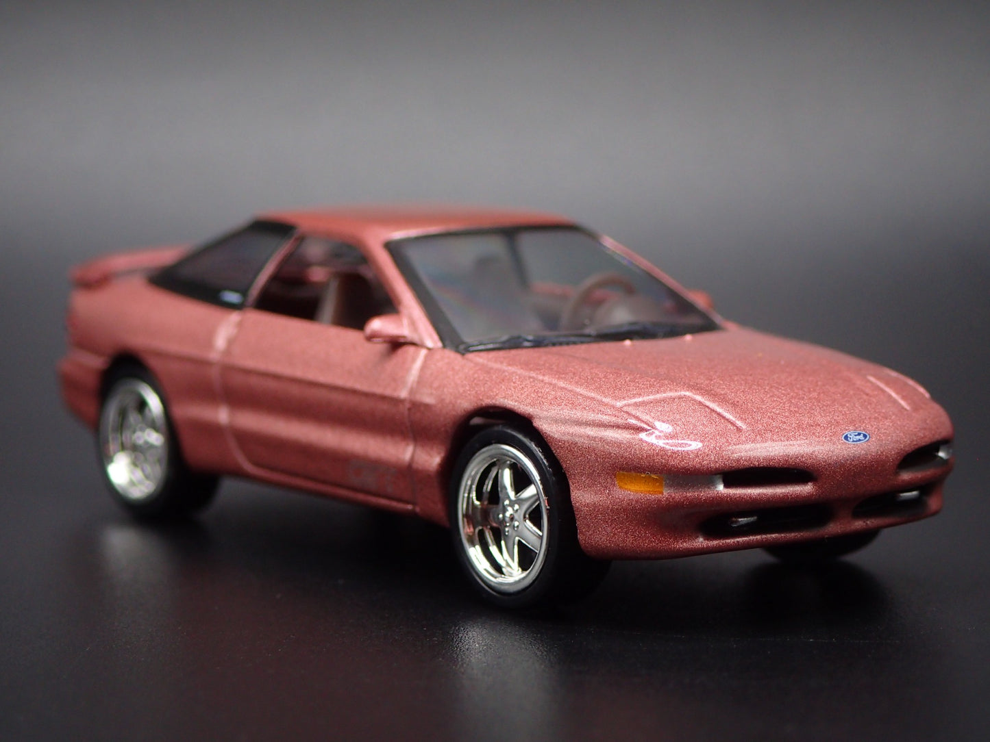 1995 95 FORD PROBE GT ROSE 1:64 SCALE COLLECTIBLE DIORAMA DIECAST MODEL CAR