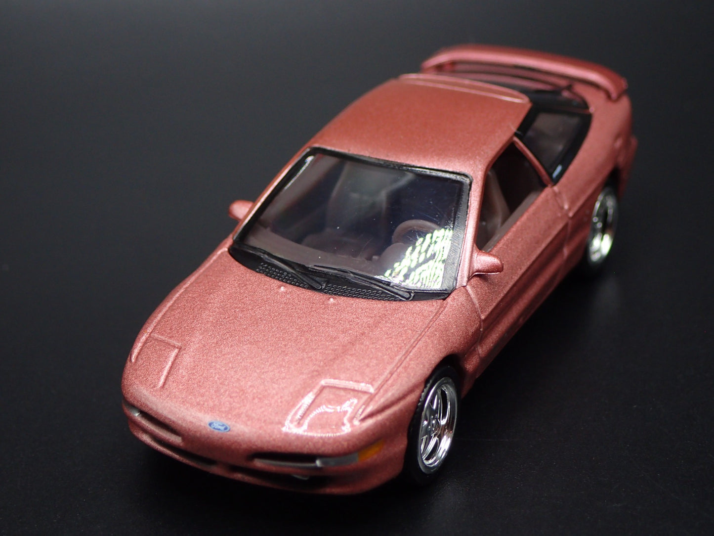 1995 95 FORD PROBE GT ROSE 1:64 SCALE COLLECTIBLE DIORAMA DIECAST MODEL CAR
