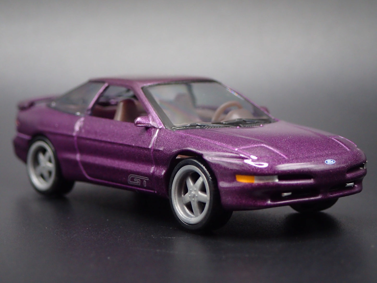 1995 95 FORD PROBE GT PURPLE 1:64 SCALE COLLECTIBLE DIORAMA DIECAST MODEL CAR