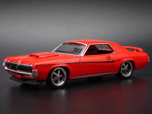 1969 69 MERC MERCURY COUGAR ELIMINATOR ORANGE 1:64 SCALE DIECAST MODEL CAR