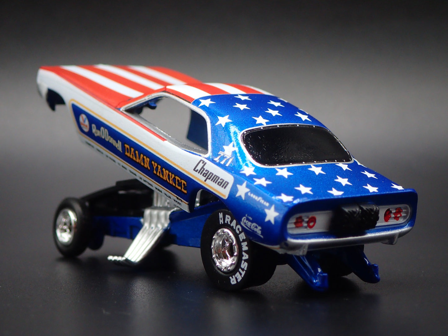 1972 72 PLYMOUTH CUDA DAMN YANKEE RON ODONNELL DRAG 1:64 SCALE DIECAST MODEL CAR