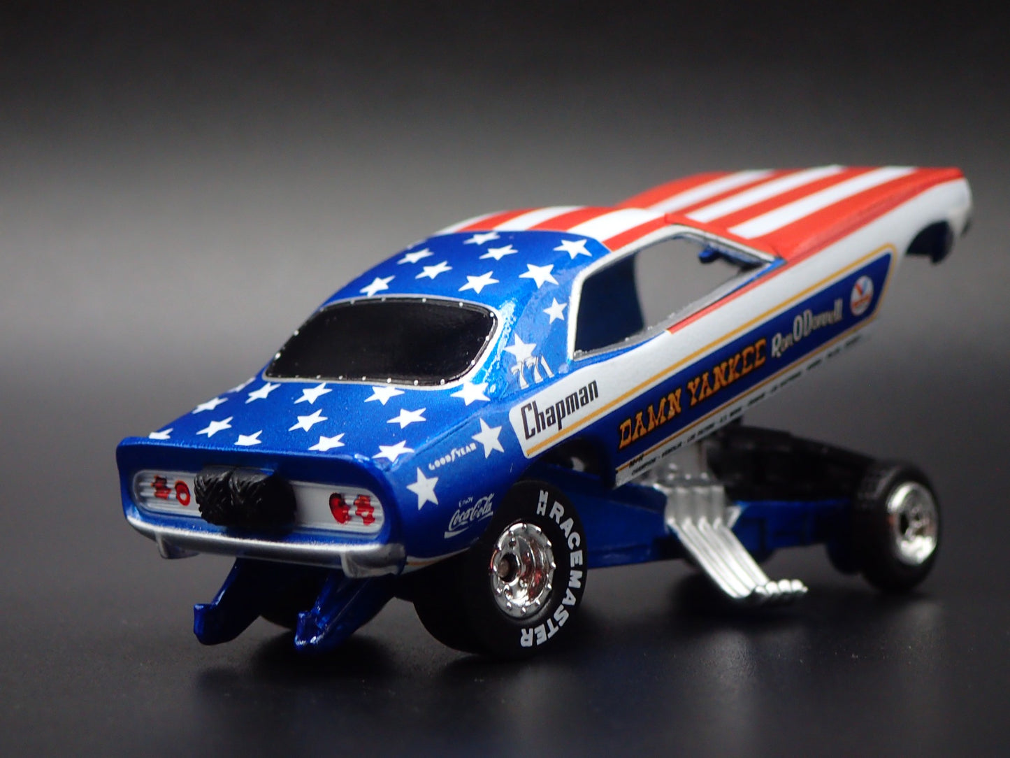 1972 72 PLYMOUTH CUDA DAMN YANKEE RON ODONNELL DRAG 1:64 SCALE DIECAST MODEL CAR