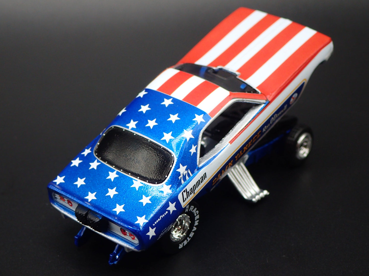 1972 72 PLYMOUTH CUDA DAMN YANKEE RON ODONNELL DRAG 1:64 SCALE DIECAST MODEL CAR