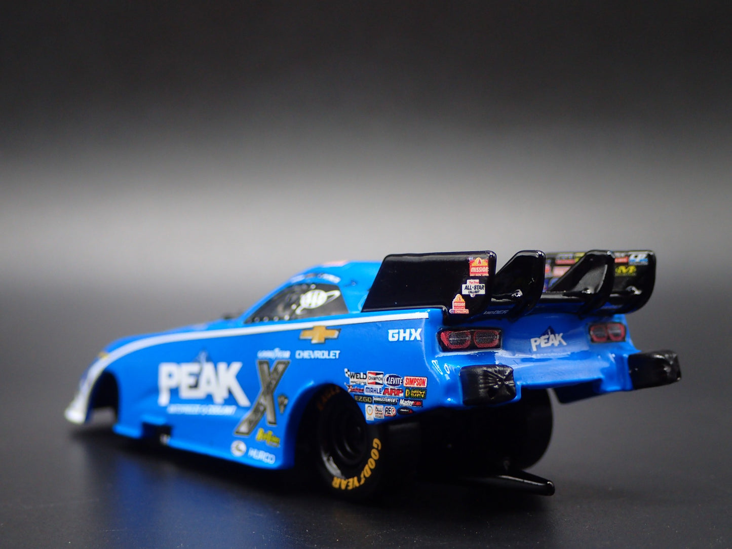 2024 24 JOHN FORCE NHRA FUNNY CAR CHEVY CAMARO PEAK 1:64 SCALE DIECAST MODEL CAR
