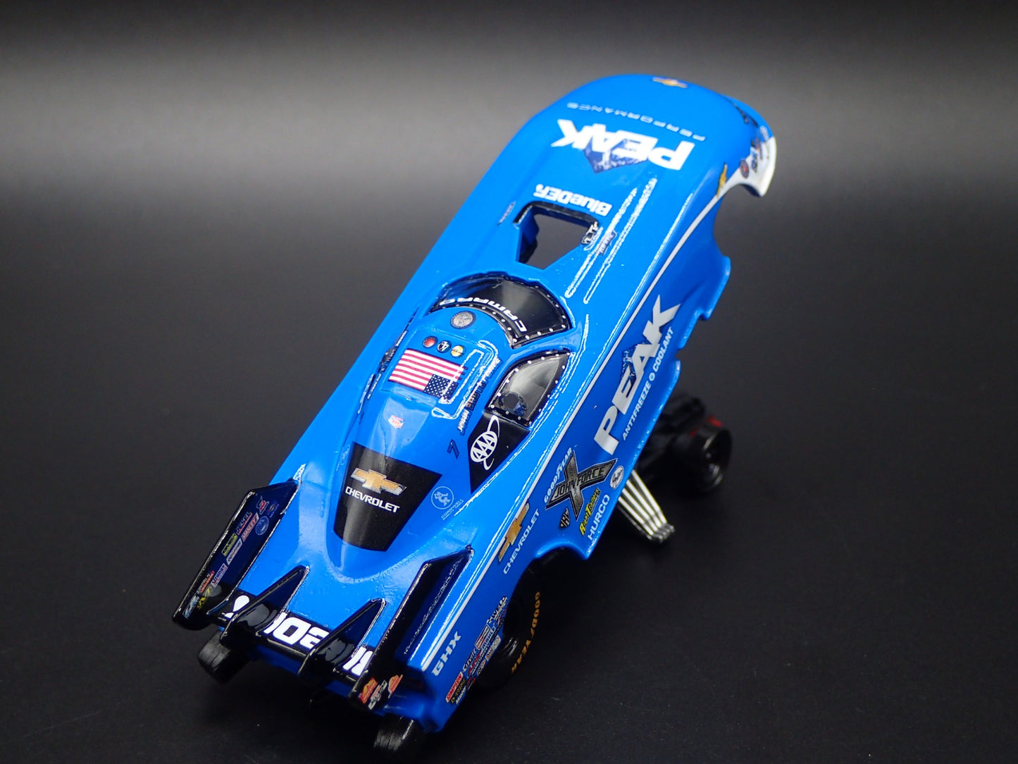 2024 24 JOHN FORCE NHRA FUNNY CAR CHEVY CAMARO PEAK 1:64 SCALE DIECAST MODEL CAR