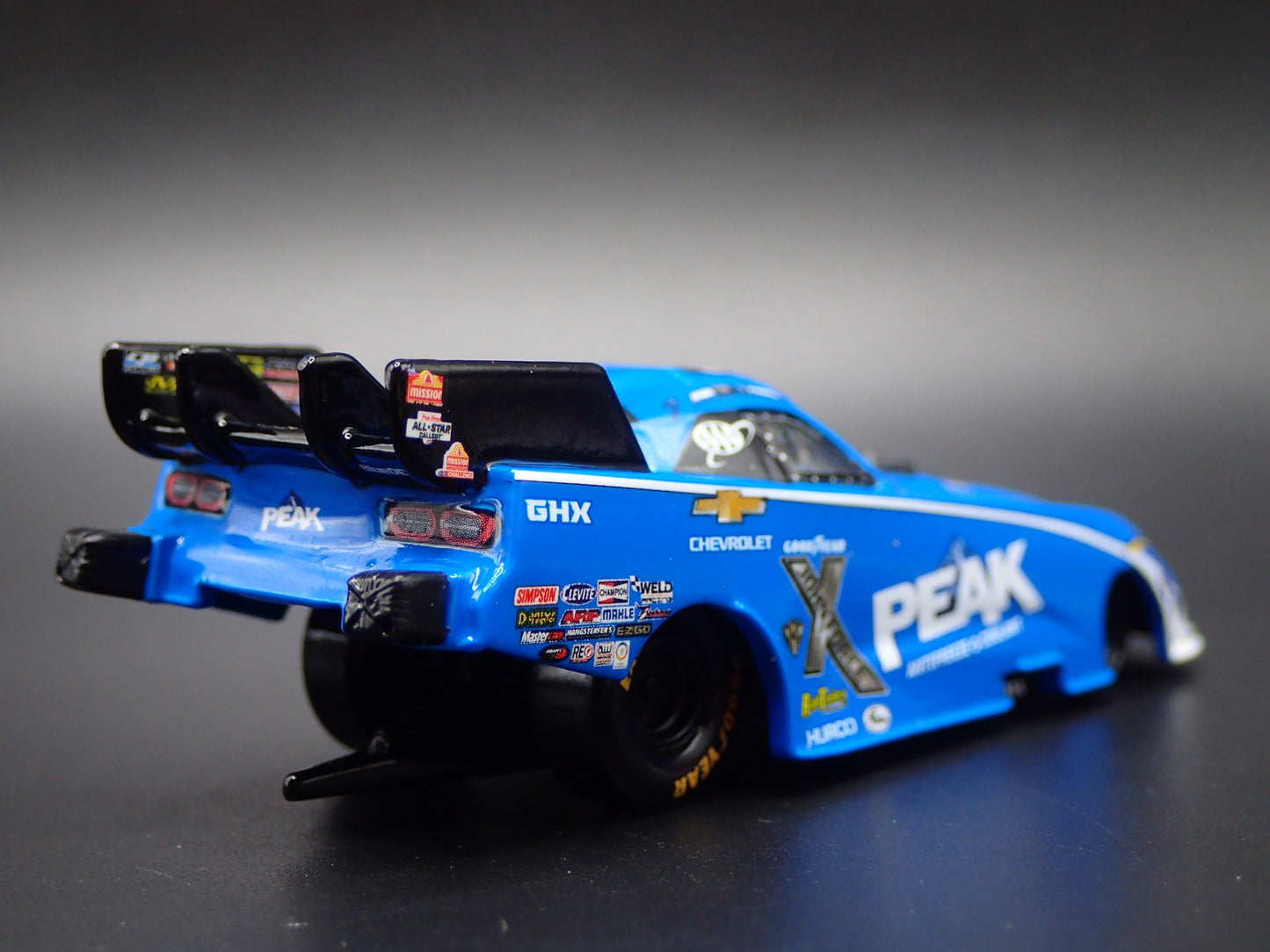 2024 24 JOHN FORCE NHRA FUNNY CAR CHEVY CAMARO PEAK 1:64 SCALE DIECAST MODEL CAR