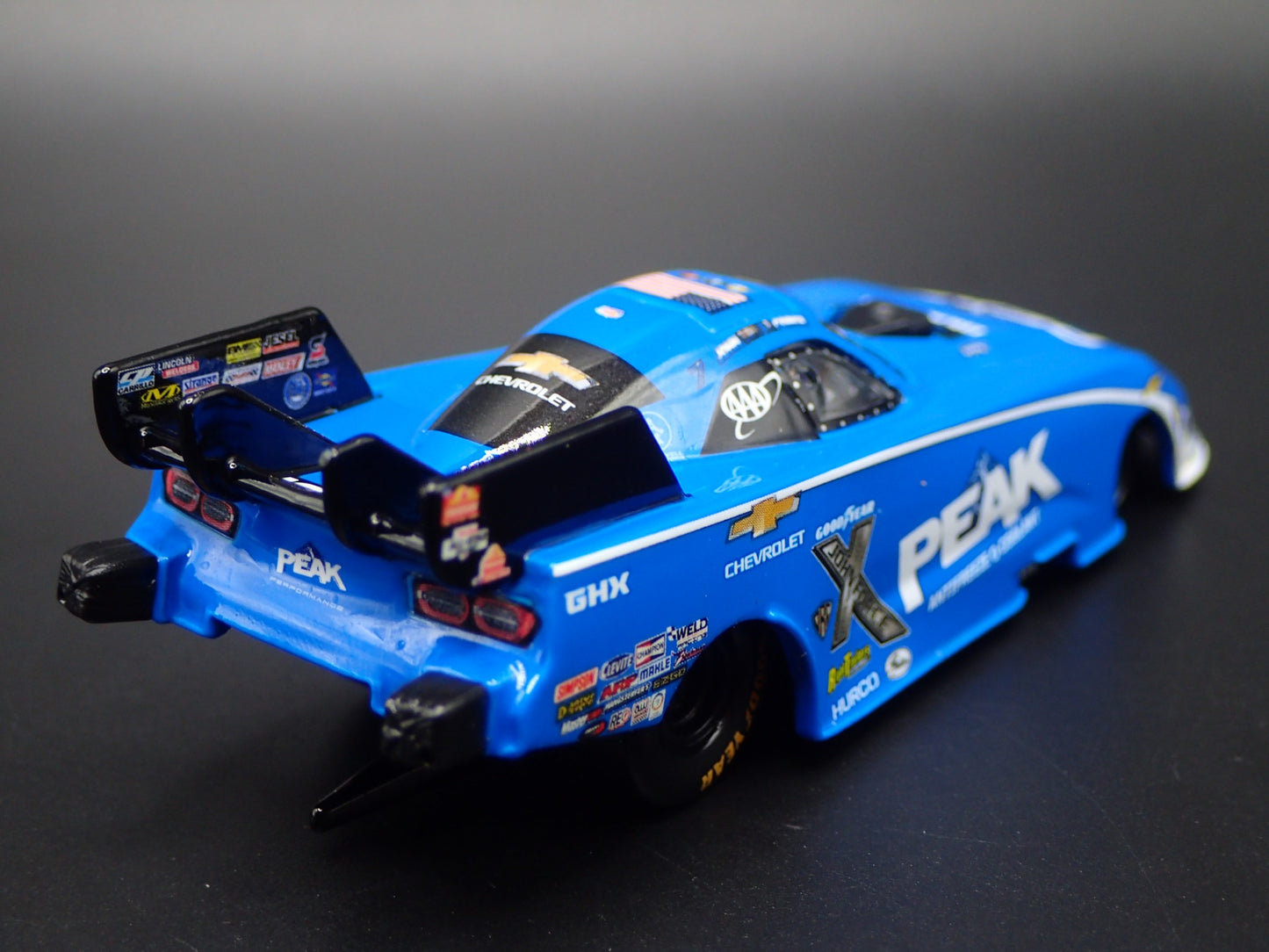 2024 24 JOHN FORCE NHRA FUNNY CAR CHEVY CAMARO PEAK 1:64 SCALE DIECAST MODEL CAR