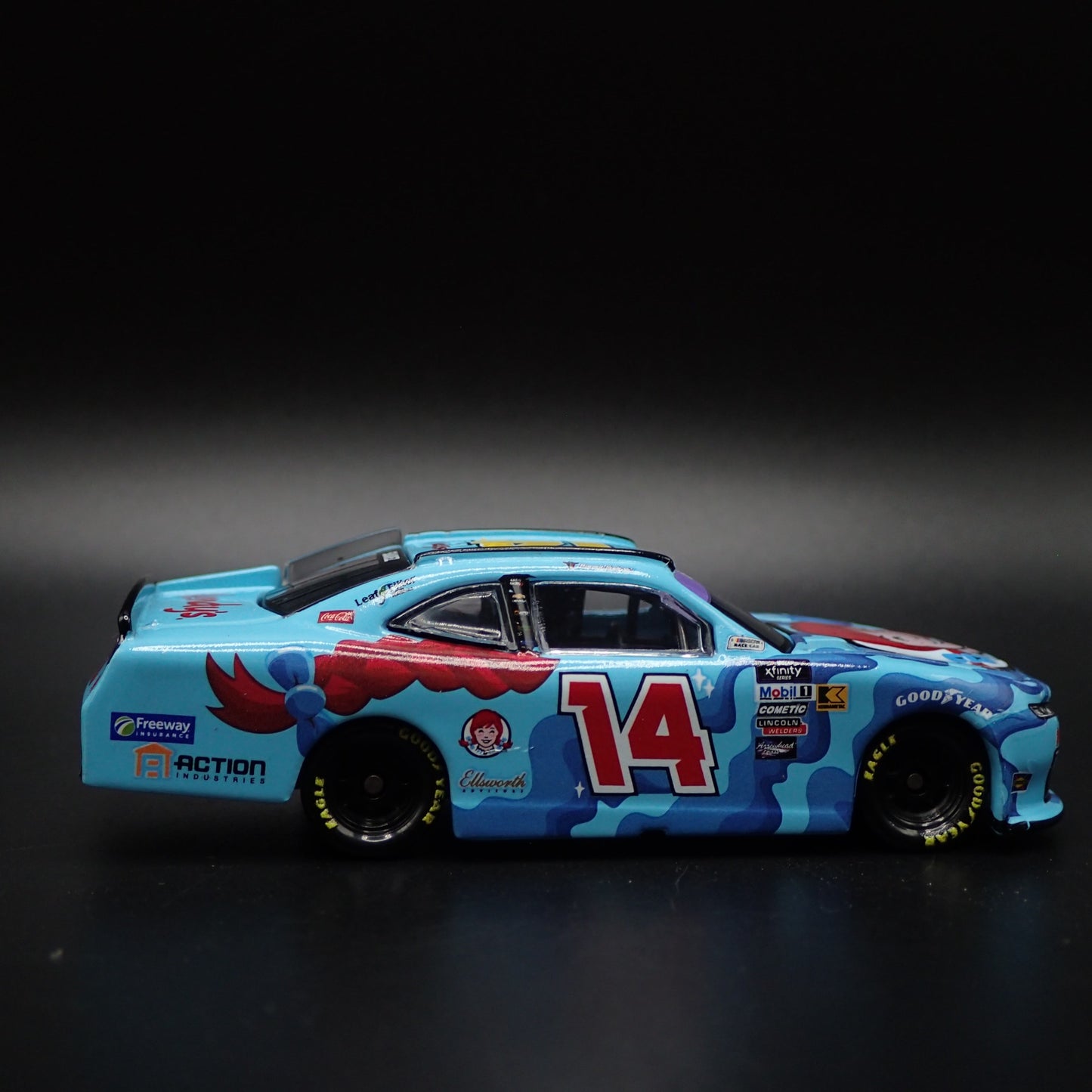 2024 24 CHEVY CAMARO ZL1 #14 DANIEL SUAREZ WENDY'S NASCAR 1:64 DIECAST MODEL CAR