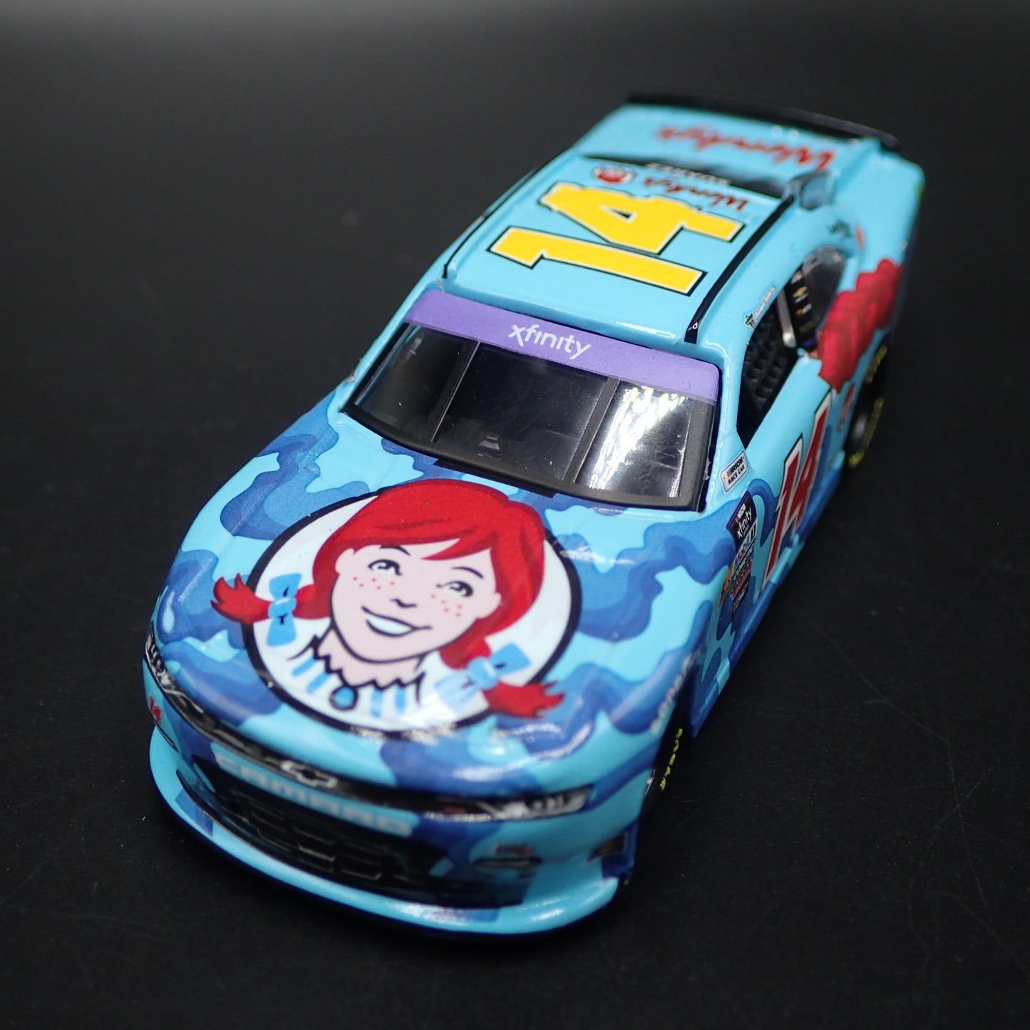 2024 24 CHEVY CAMARO ZL1 #14 DANIEL SUAREZ WENDY'S NASCAR 1:64 DIECAST MODEL CAR