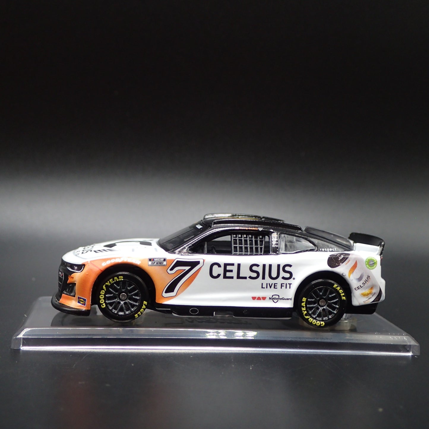 2024 24 CHEVY CAMARO ZL1 #7 COREY LAJOIE CELSIUS NASCAR 1:64 DIECAST MODEL CAR