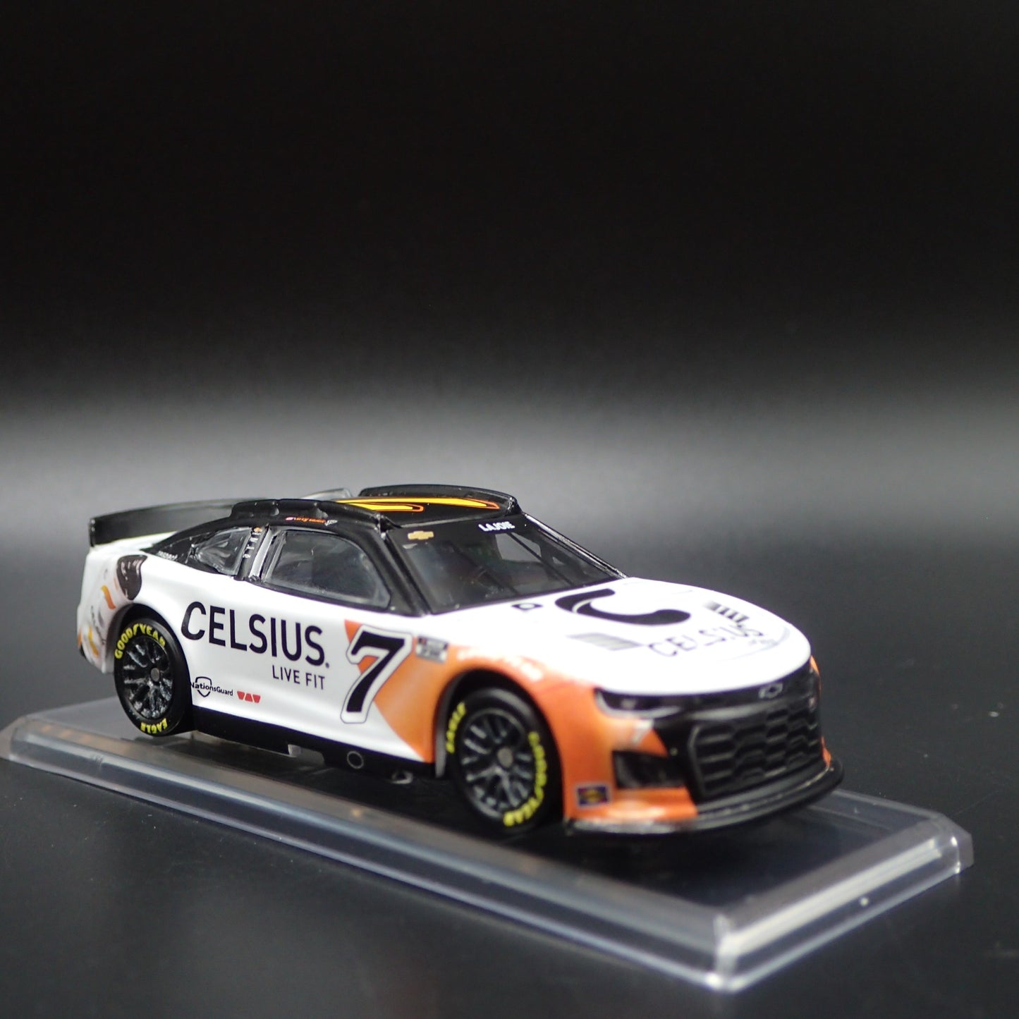 2024 24 CHEVY CAMARO ZL1 #7 COREY LAJOIE CELSIUS NASCAR 1:64 DIECAST MODEL CAR