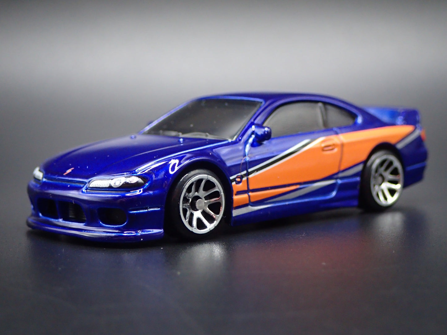 1999-2002 NISSAN SILVIA S15 FAST & FURIOUS BLUE 1:64 SCALE DIECAST MODEL CAR