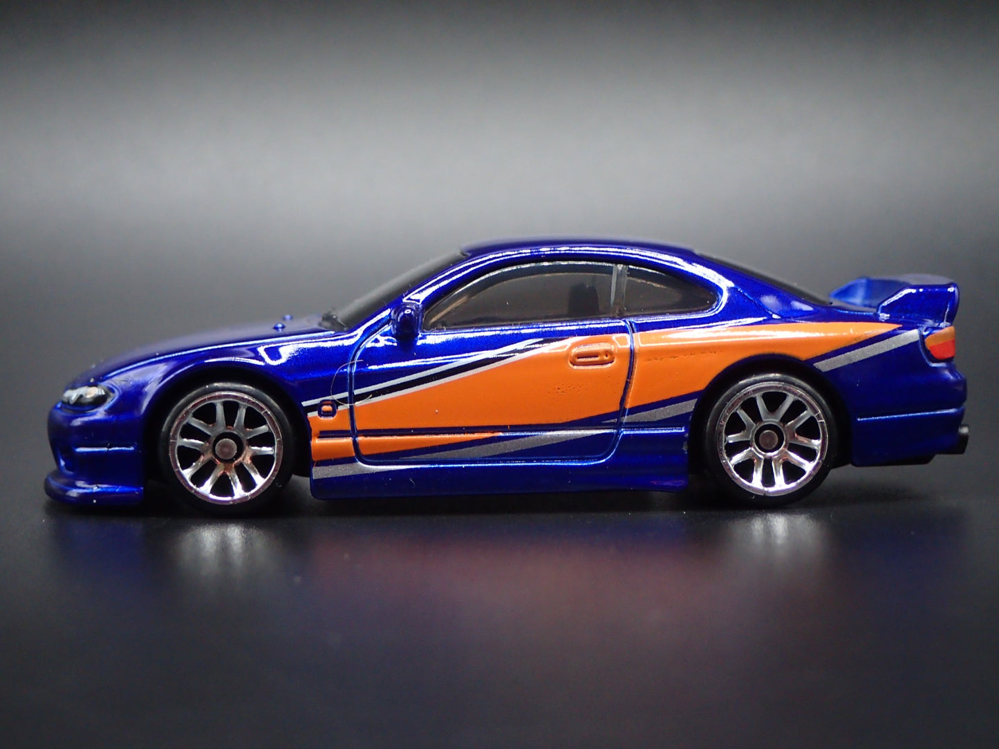 1999-2002 NISSAN SILVIA S15 FAST & FURIOUS BLUE 1:64 SCALE DIECAST MODEL CAR