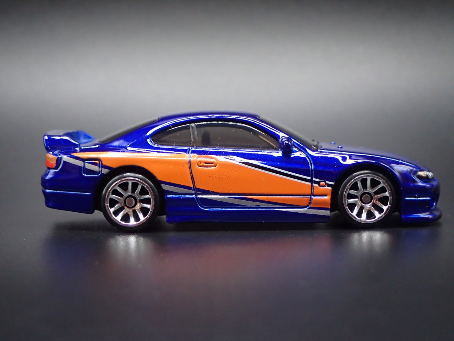 1999-2002 NISSAN SILVIA S15 FAST & FURIOUS BLUE 1:64 SCALE DIECAST MODEL CAR