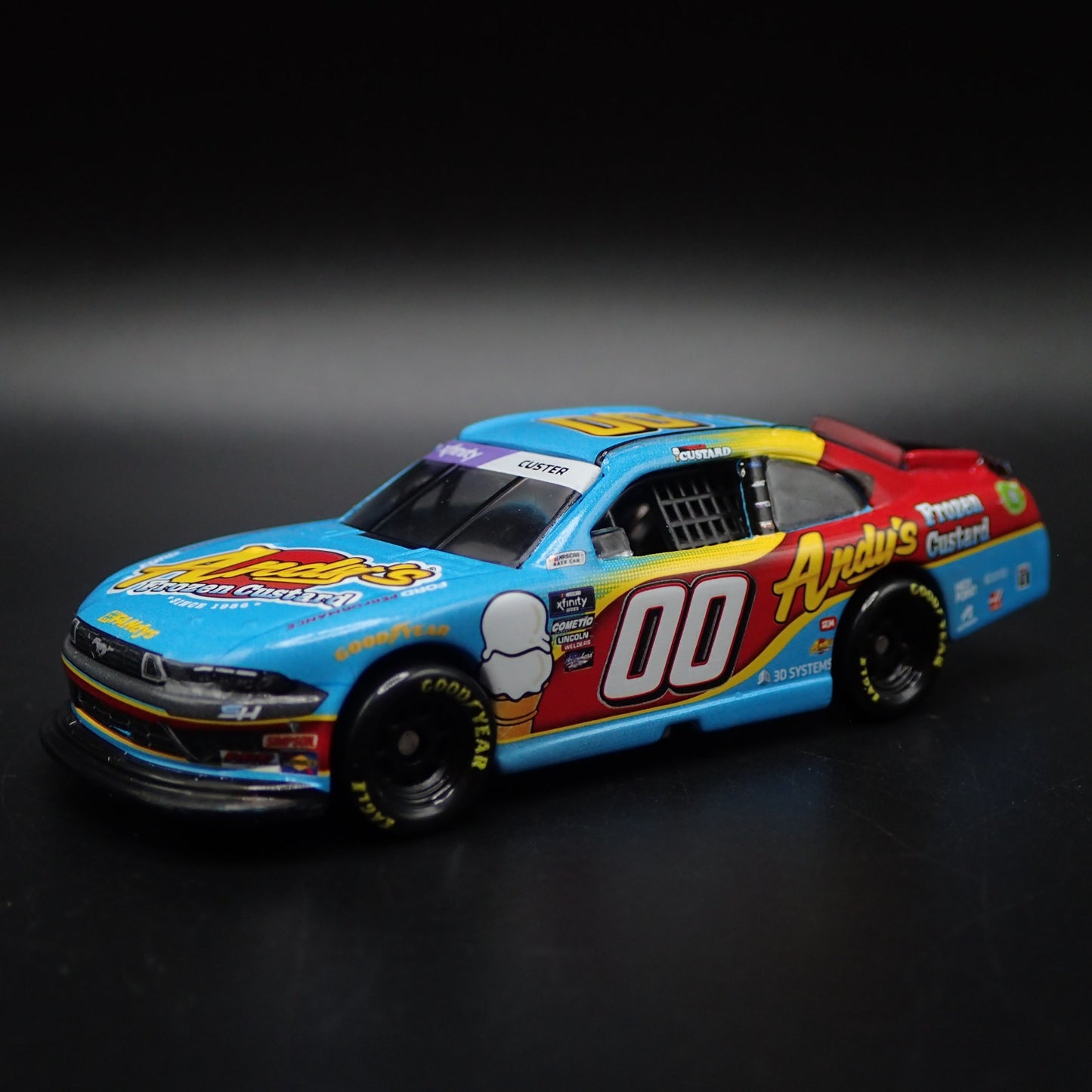 2024 24 FORD MUSTANG 00 COLE CUSTER ANDYS FROZEN CUSTARD NASCAR 1:64 DIECAST CAR