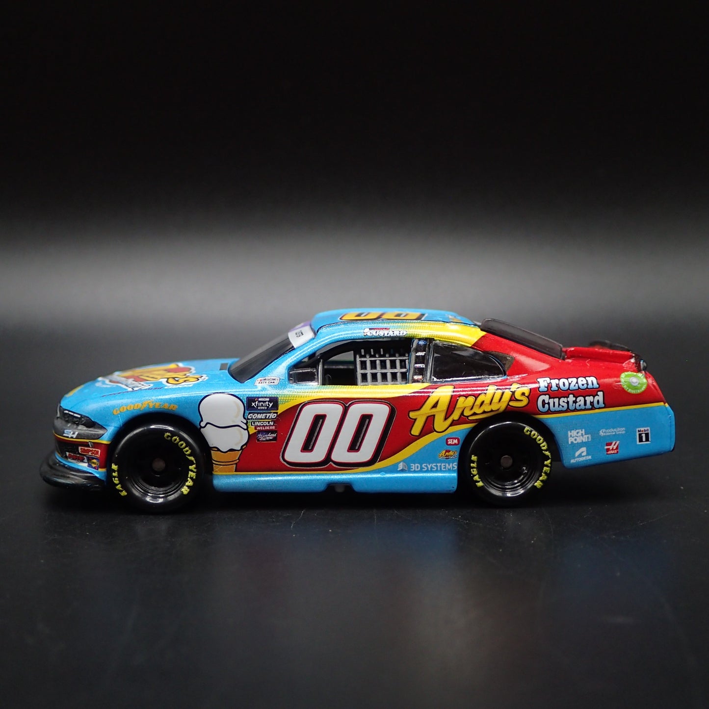 2024 24 FORD MUSTANG 00 COLE CUSTER ANDYS FROZEN CUSTARD NASCAR 1:64 DIECAST CAR