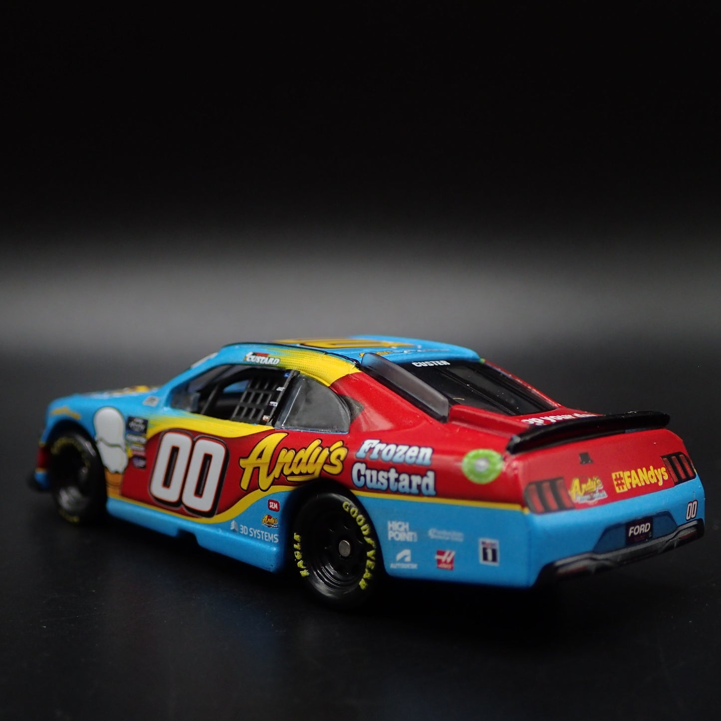 2024 24 FORD MUSTANG 00 COLE CUSTER ANDYS FROZEN CUSTARD NASCAR 1:64 DIECAST CAR