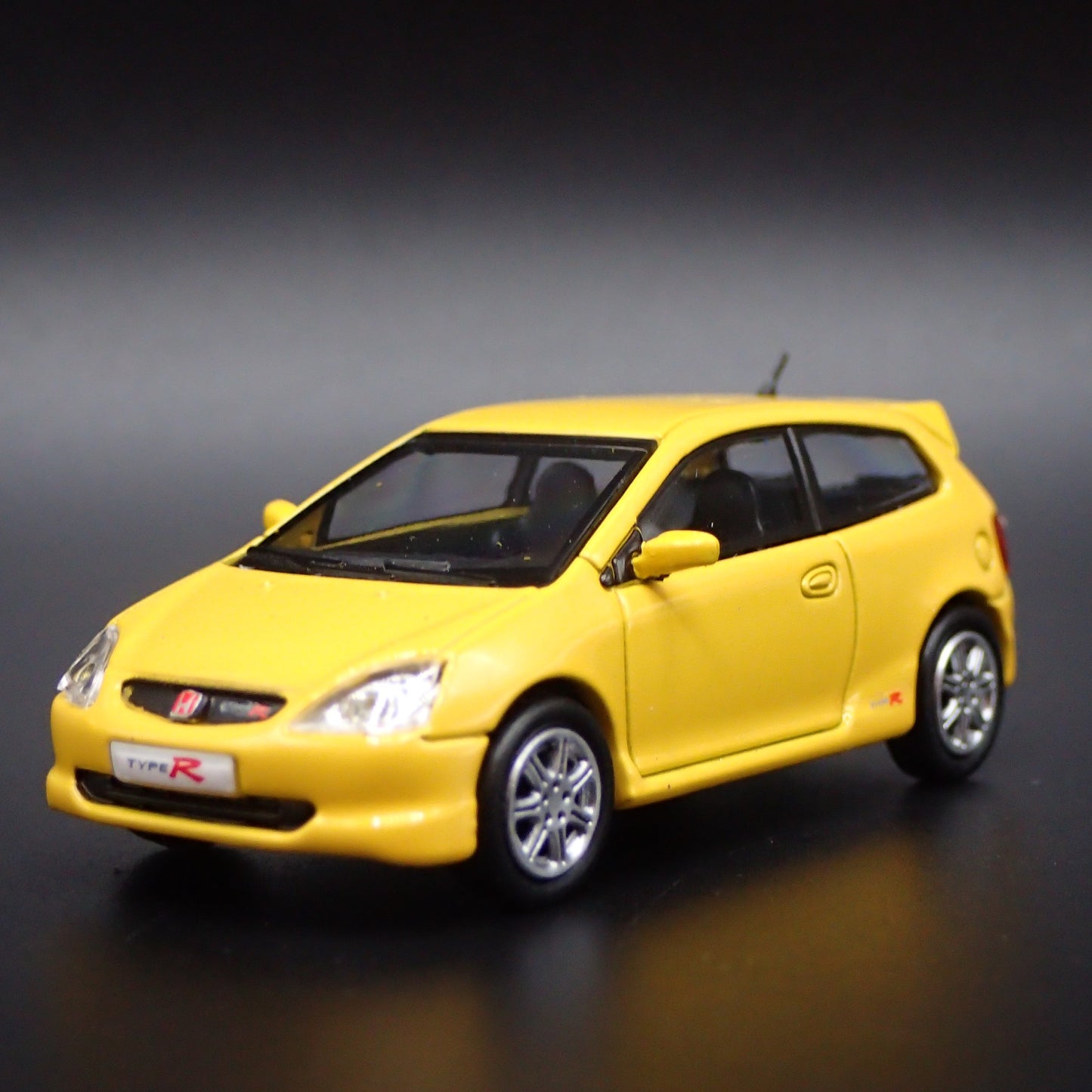2007-2011 HONDA CIVIC TYPE R EP3 YELLOW 1:64 SCALE COLLECTIBLE DIECAST MODEL CAR