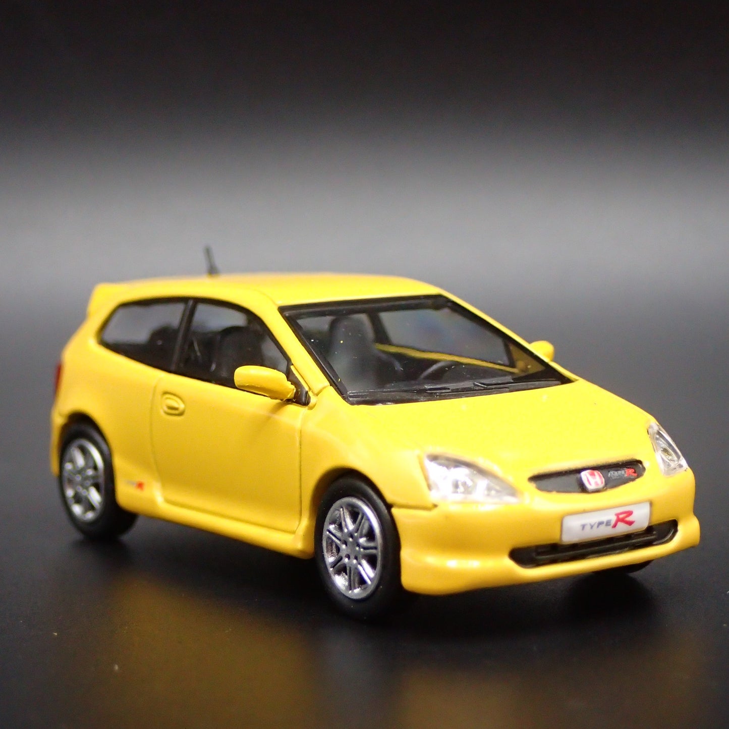 2007-2011 HONDA CIVIC TYPE R EP3 YELLOW 1:64 SCALE COLLECTIBLE DIECAST MODEL CAR