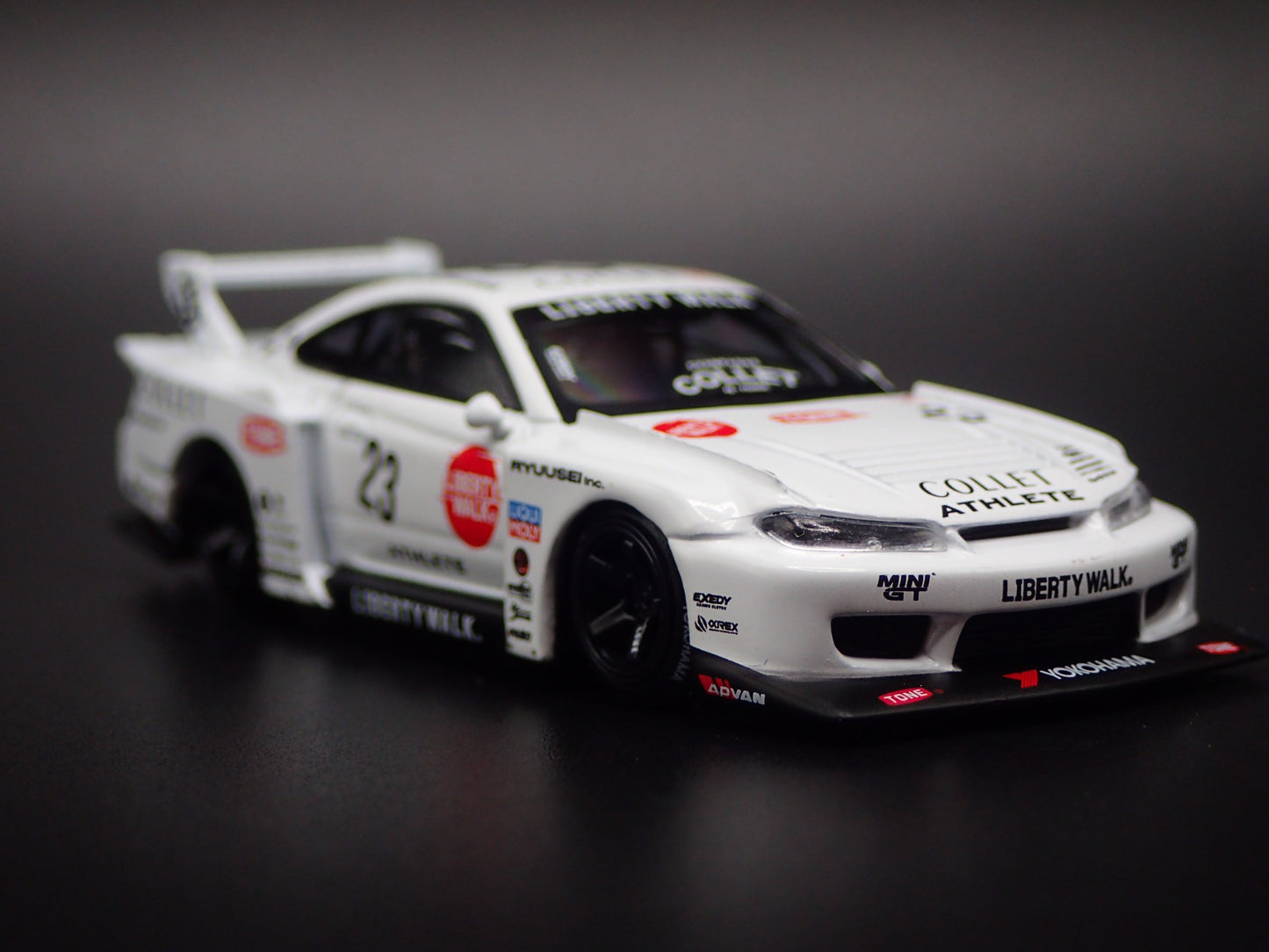 LB SUPER SILHOUETTE NISSAN S15 SILVIA ATHLETE 1:64 SCALE DIECAST MODEL CAR