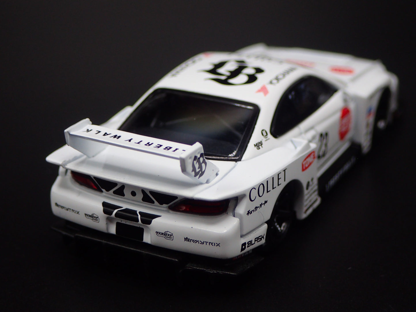 LB SUPER SILHOUETTE NISSAN S15 SILVIA ATHLETE 1:64 SCALE DIECAST MODEL CAR