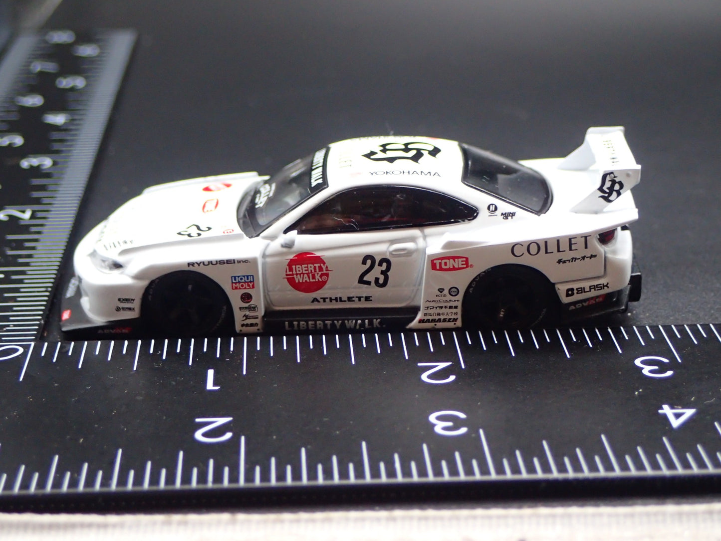 LB SUPER SILHOUETTE NISSAN S15 SILVIA ATHLETE 1:64 SCALE DIECAST MODEL CAR