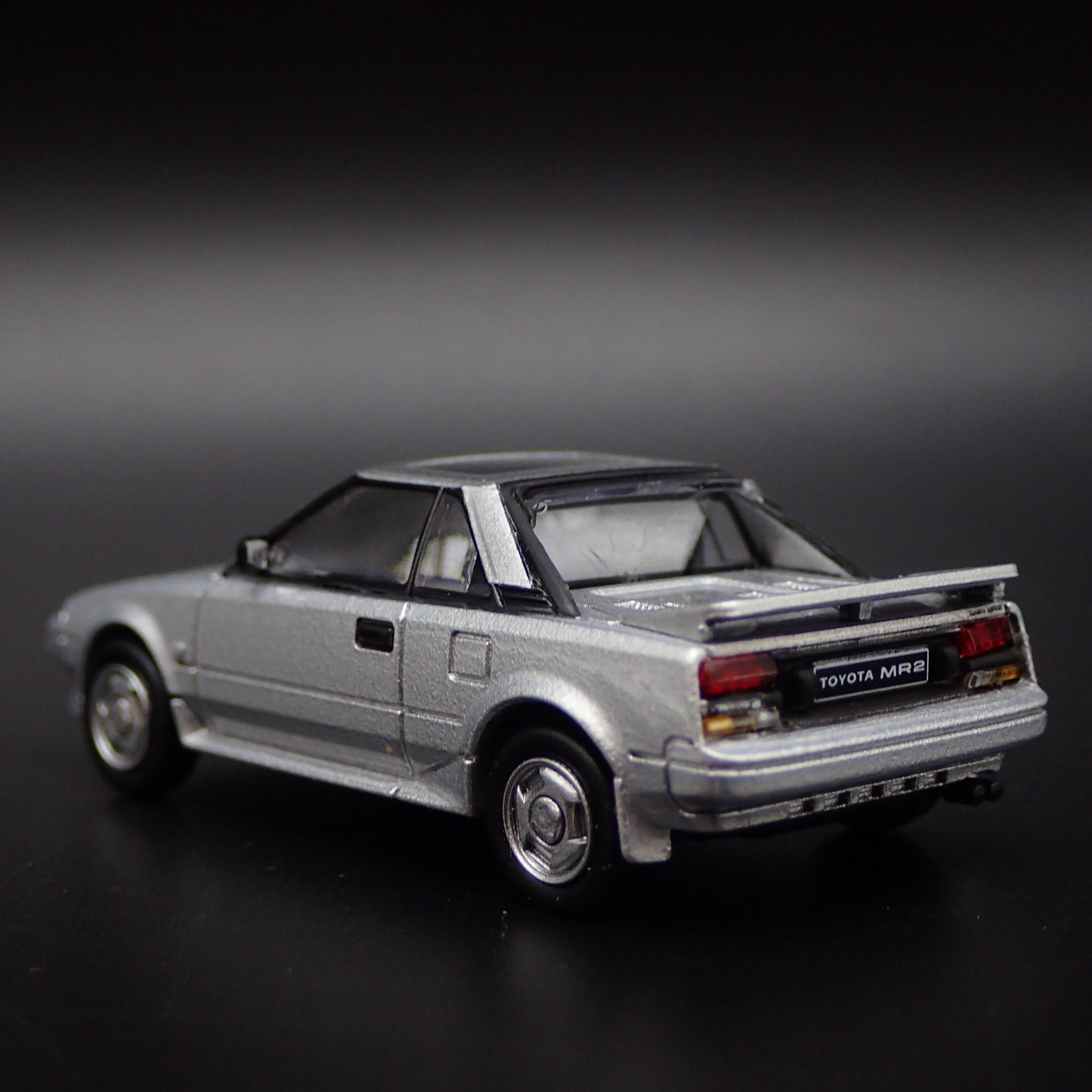 1984-1989 TOYOTA MR2 MK1 RARE 1/64 SCALE COLLECTIBLE DIORAMA DIECAST MODEL CAR
