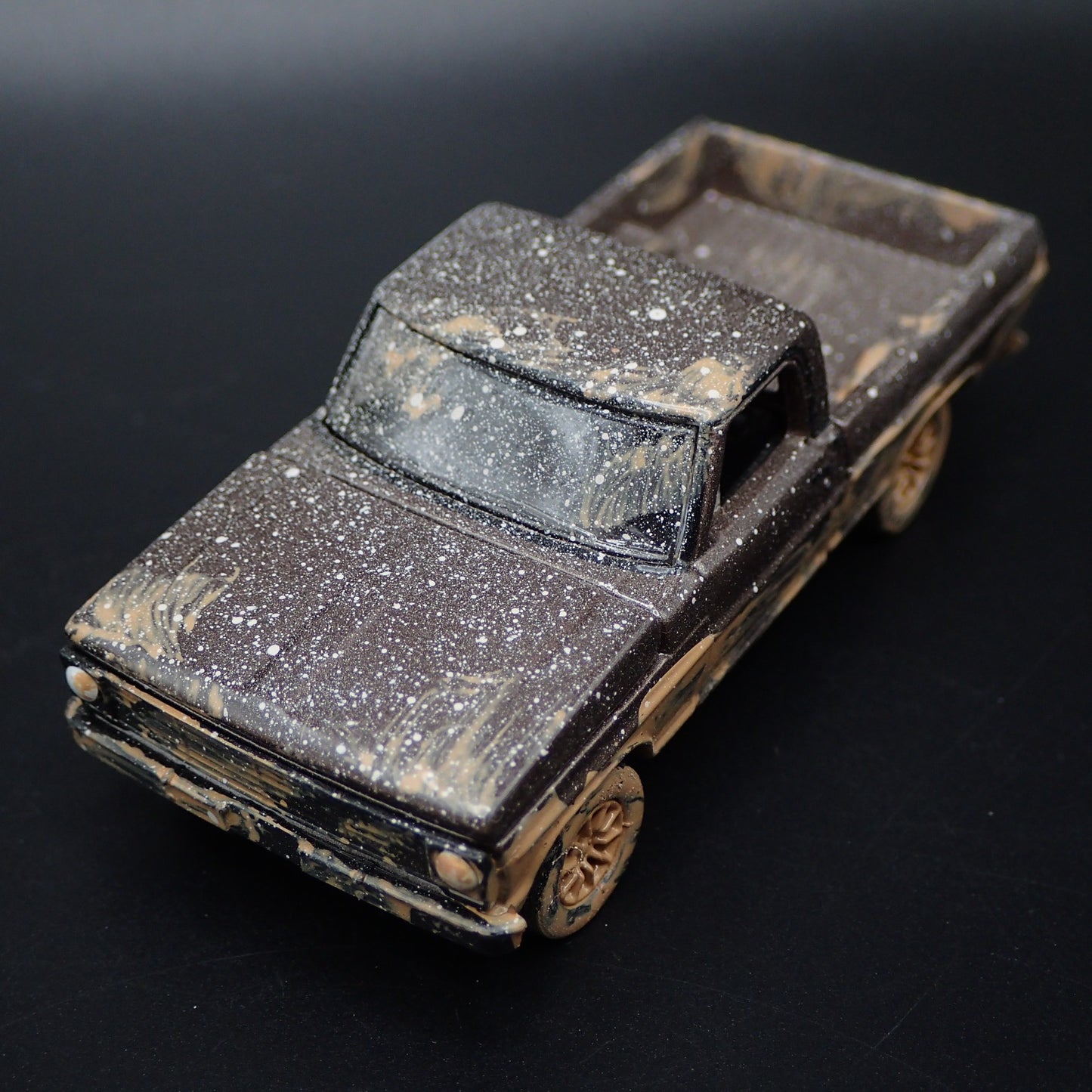 1970 FORD F100 SHORT BED PICKUP TRUCK OFFROAD MUDDY 1:64 SCALE DIECAST MODEL CAR