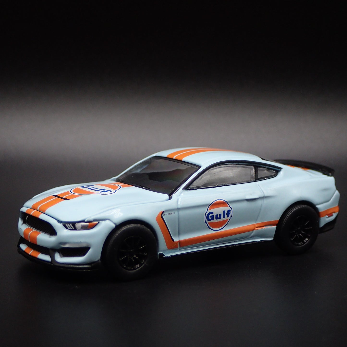 2015-2023 FORD MUSTANG SHELBY GT350 GULF OIL RACING 1/64 SCALE DIECAST MODEL CAR