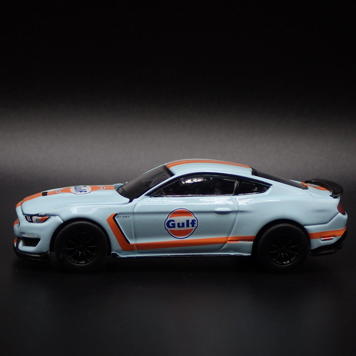 2015-2023 FORD MUSTANG SHELBY GT350 GULF OIL RACING 1/64 SCALE DIECAST MODEL CAR