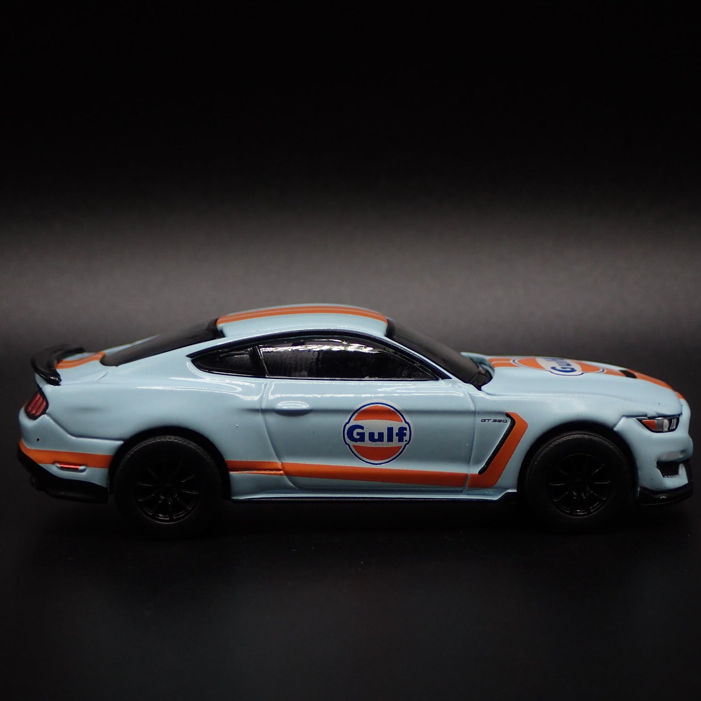 2015-2023 FORD MUSTANG SHELBY GT350 GULF OIL RACING 1/64 SCALE DIECAST MODEL CAR