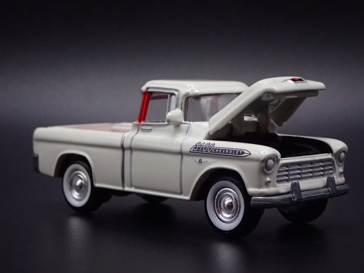 1955 55 CHEVY CHEVROLET CAMEO PICKUP TRUCK 1:64 SCALE DIORAMA DIECAST MODEL CAR